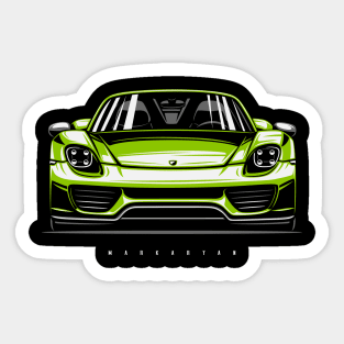 918 Spyder Hybrid Sticker